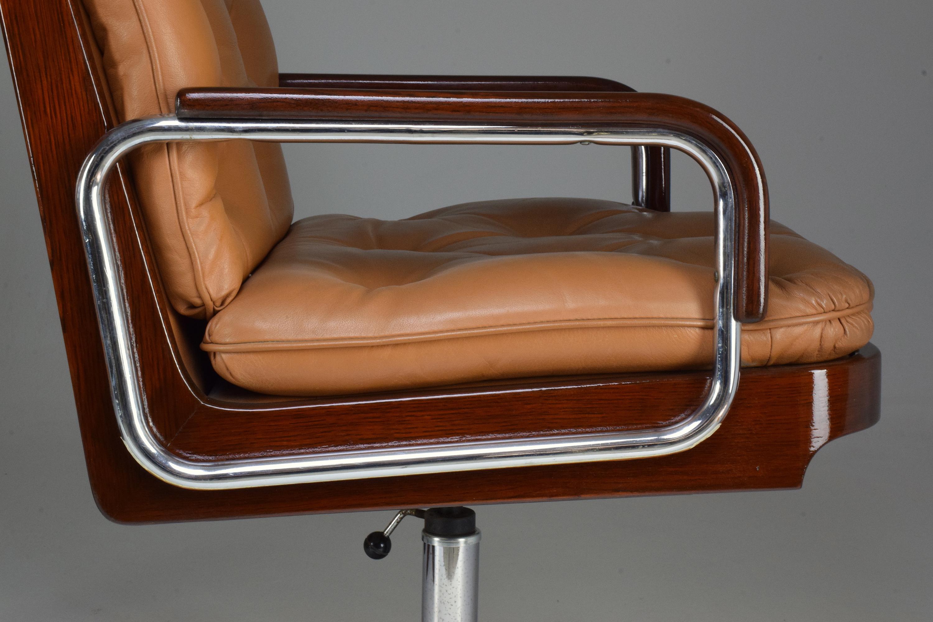 Pair of Mid-Century Modern Office Chairs by AG Barcelona, 1970s 2