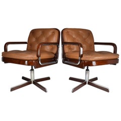 Pair of Mid-Century Modern Office Chairs by AG Barcelona, 1970s