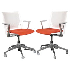 Retro Pair of Mid-Century Modern Office Chairs