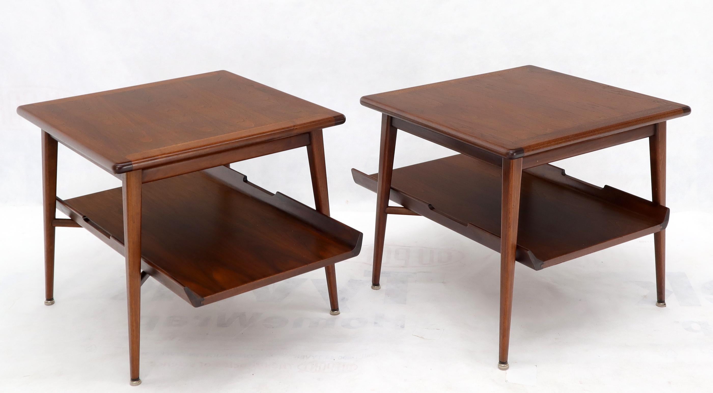 walnut end tables for sale