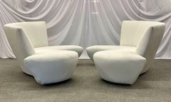 Paire de canapés organiques The Modernity Vladimir Kagan Bilbao, Boucle blanche