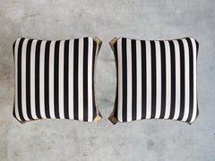 Paire d'ottomans ou poufs de Pier Luigi Colli, Italie, années 1950