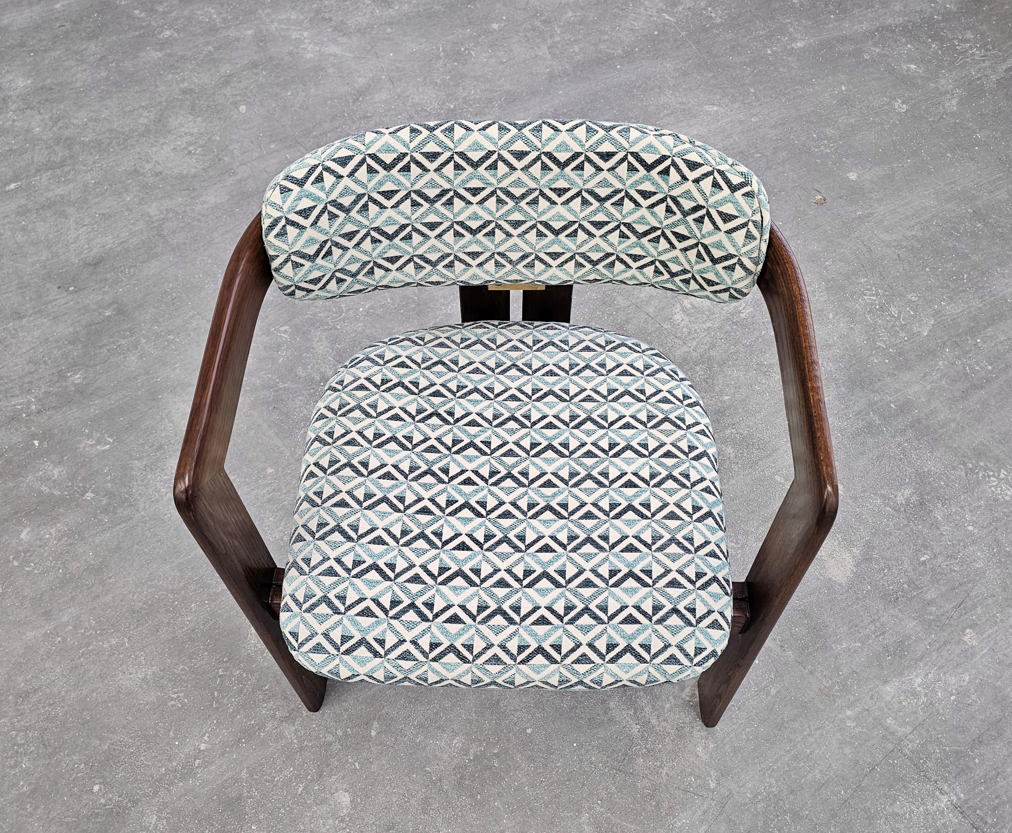 Milieu du XXe siècle Paire de chaises Pamplona modernes du milieu du siècle dernier conçues par Augusto Savini en vente