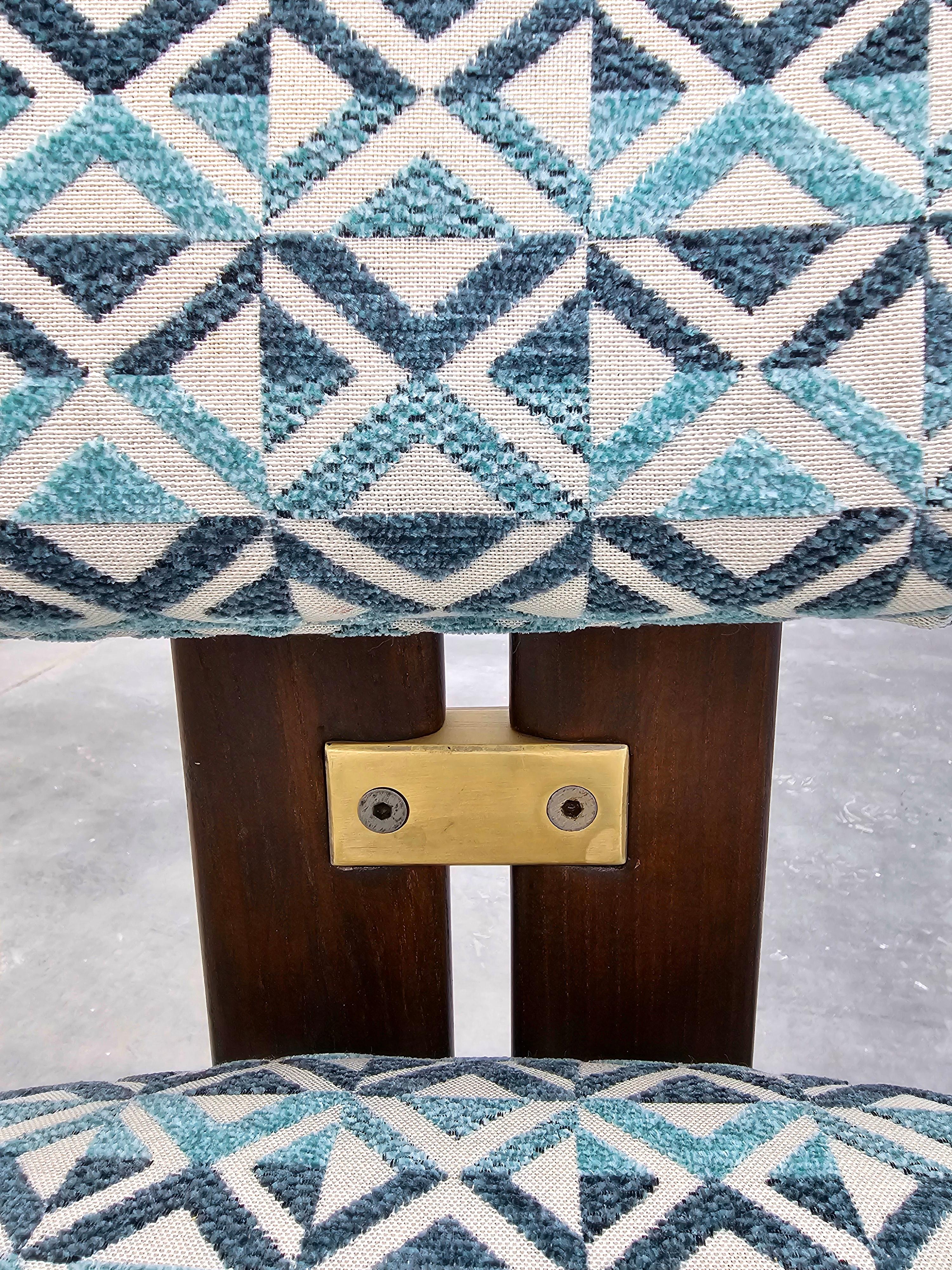 Paire de chaises Pamplona modernes du milieu du siècle dernier conçues par Augusto Savini en vente 2