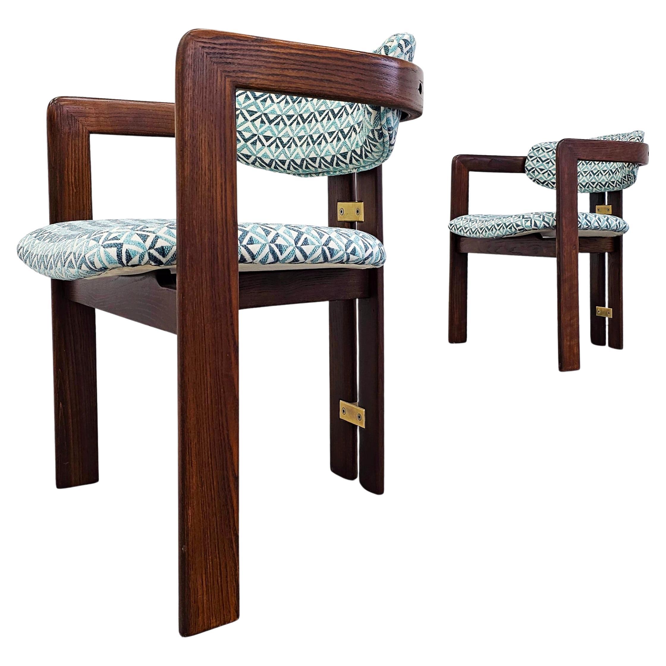 Pair of Mid Century Modern Pamplona Chairs designed by Augusto Savini