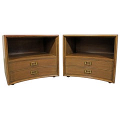 Pair of Mid-Century Modern Paul Frankl Emissary for John Stuart Nightstands