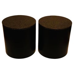 Vintage Pair of Mid-Century Modern Paul Mayen Granite Side Tables