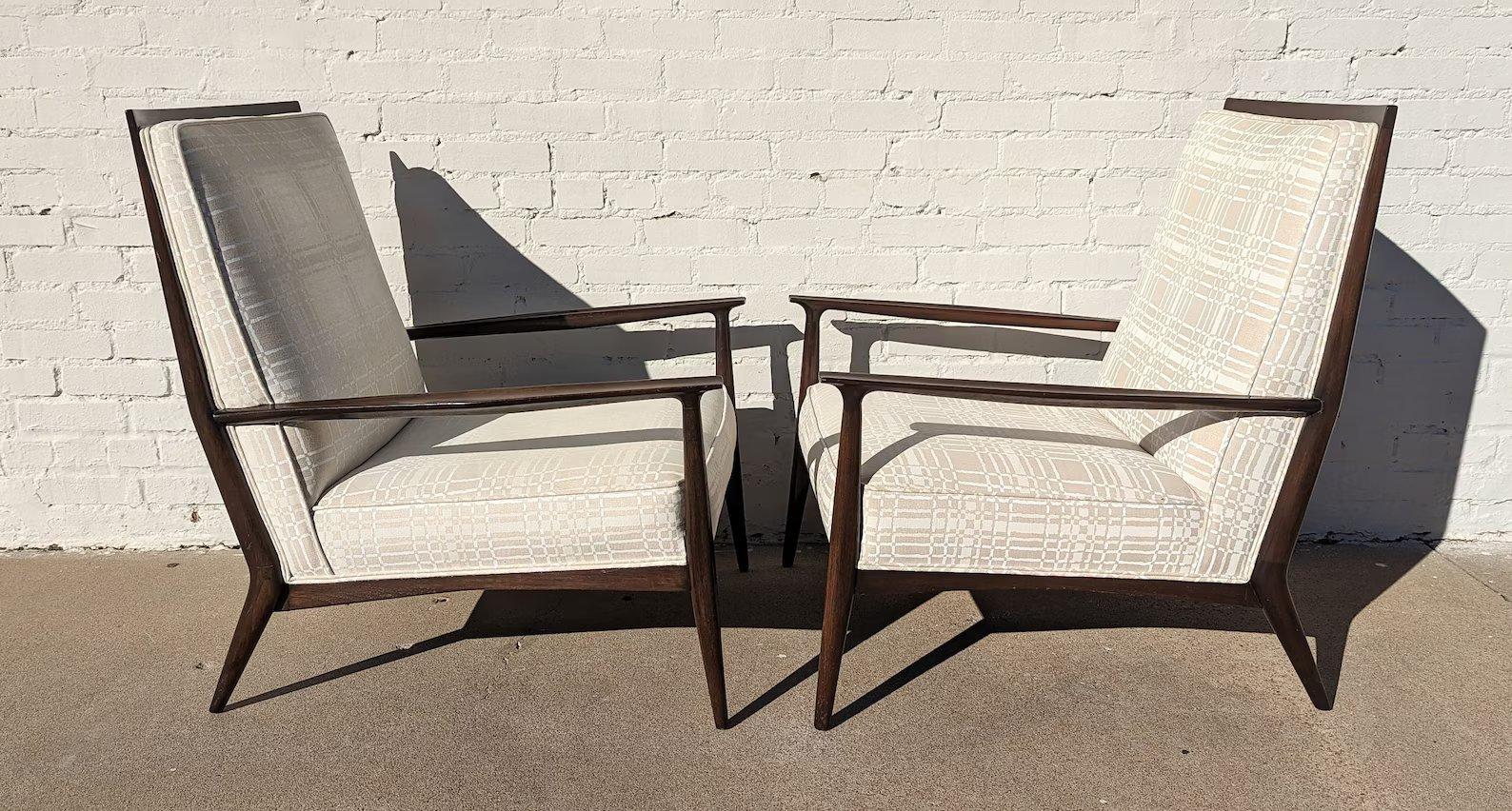 Mid-Century Modern Pair of Mid Century Modern Paul McCobb for Directional Lounge Chairs For Sale