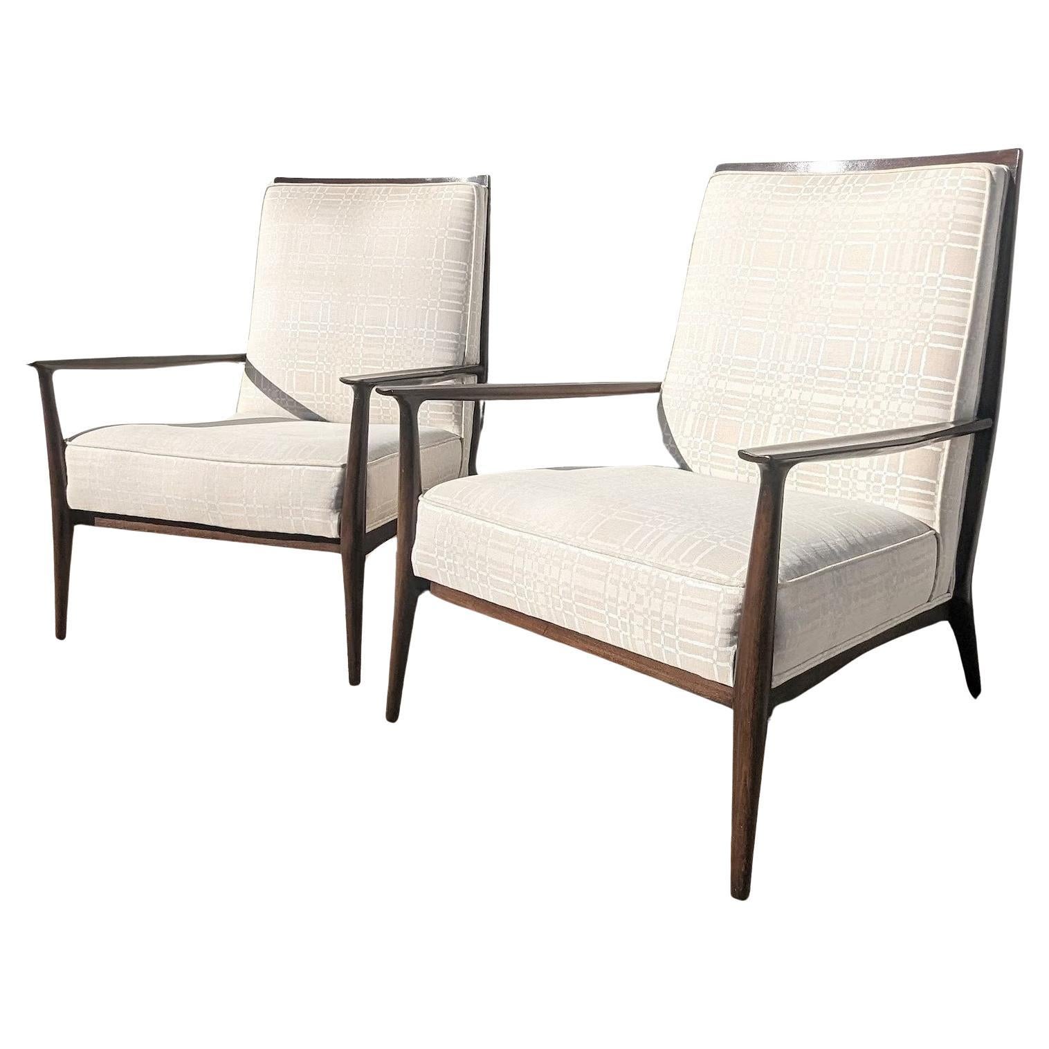 Pair of Mid Century Modern Paul McCobb for Directional Lounge Chairs For Sale