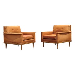 Pair of Mid-Century Modern Paul McCobb Style Club Lounge Chairs by J.B. Sciver