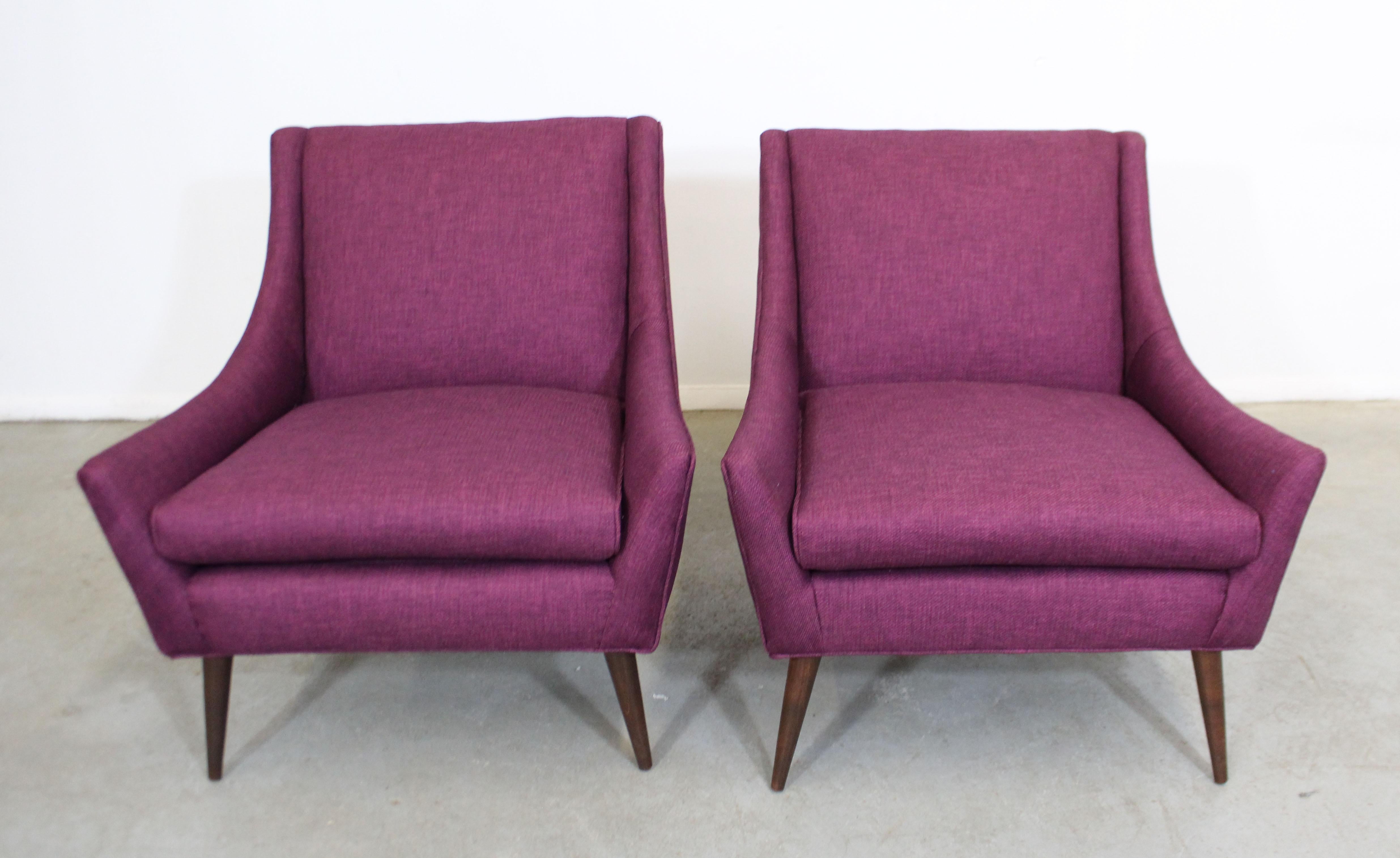 Unknown Pair of Mid-Century Modern Paul McCobb Style Lounge Chairs