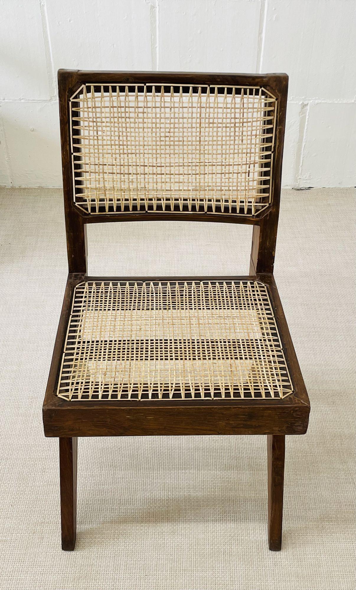 Pierre Jeanneret, French Mid-Century Modern, Dining, Side Chairs, India, 1960s 8