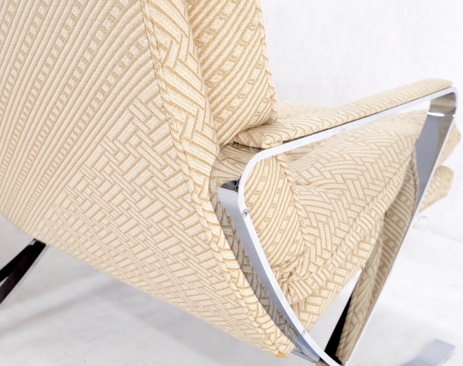 Bauhaus-Sessel aus poliertem Edelstahl, Mid-Century Modern, Paar im Angebot 3