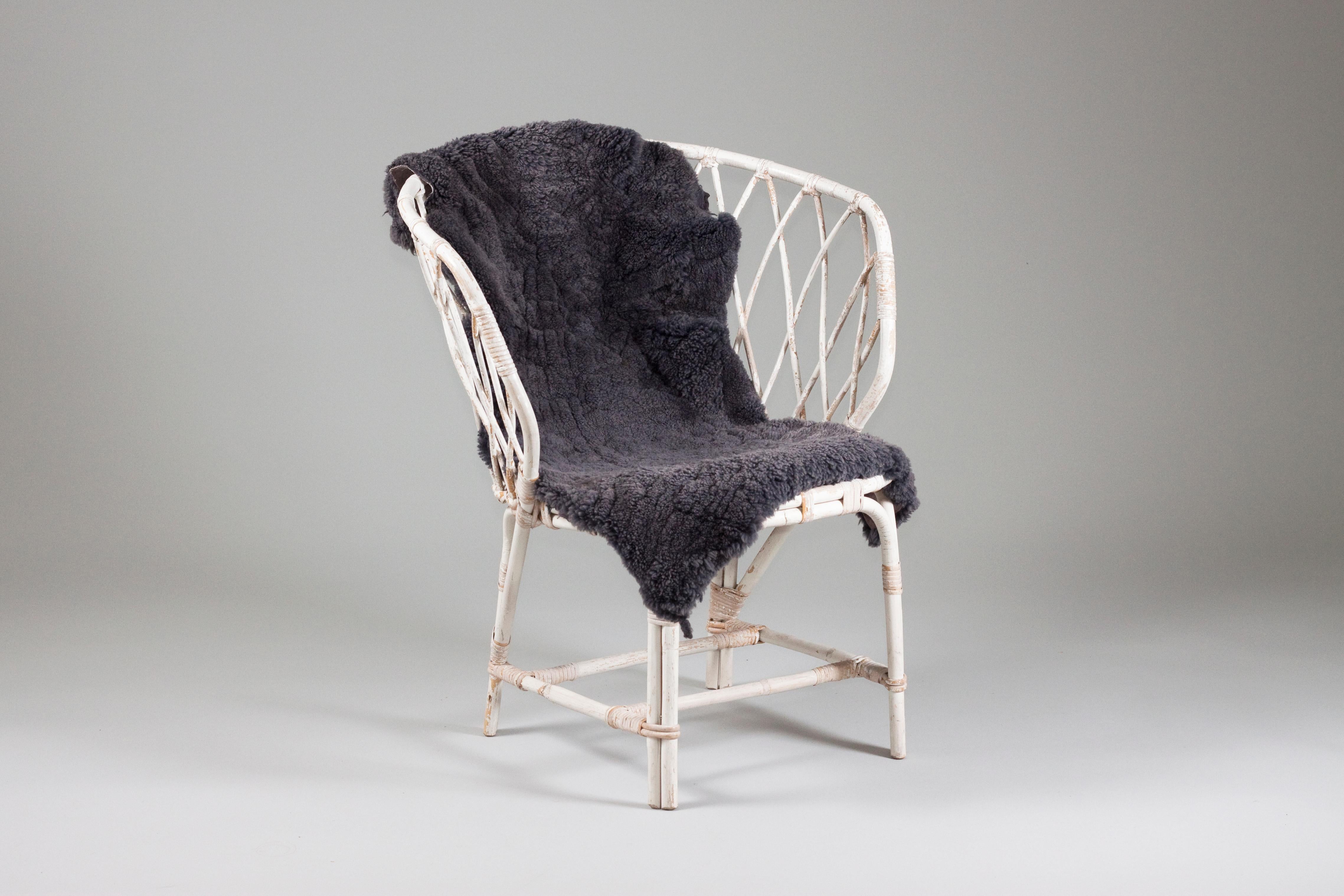 20th Century Pair of Mid-Century Modern Rattan Chairs by Maija Heikinheimo for Artek, Finland