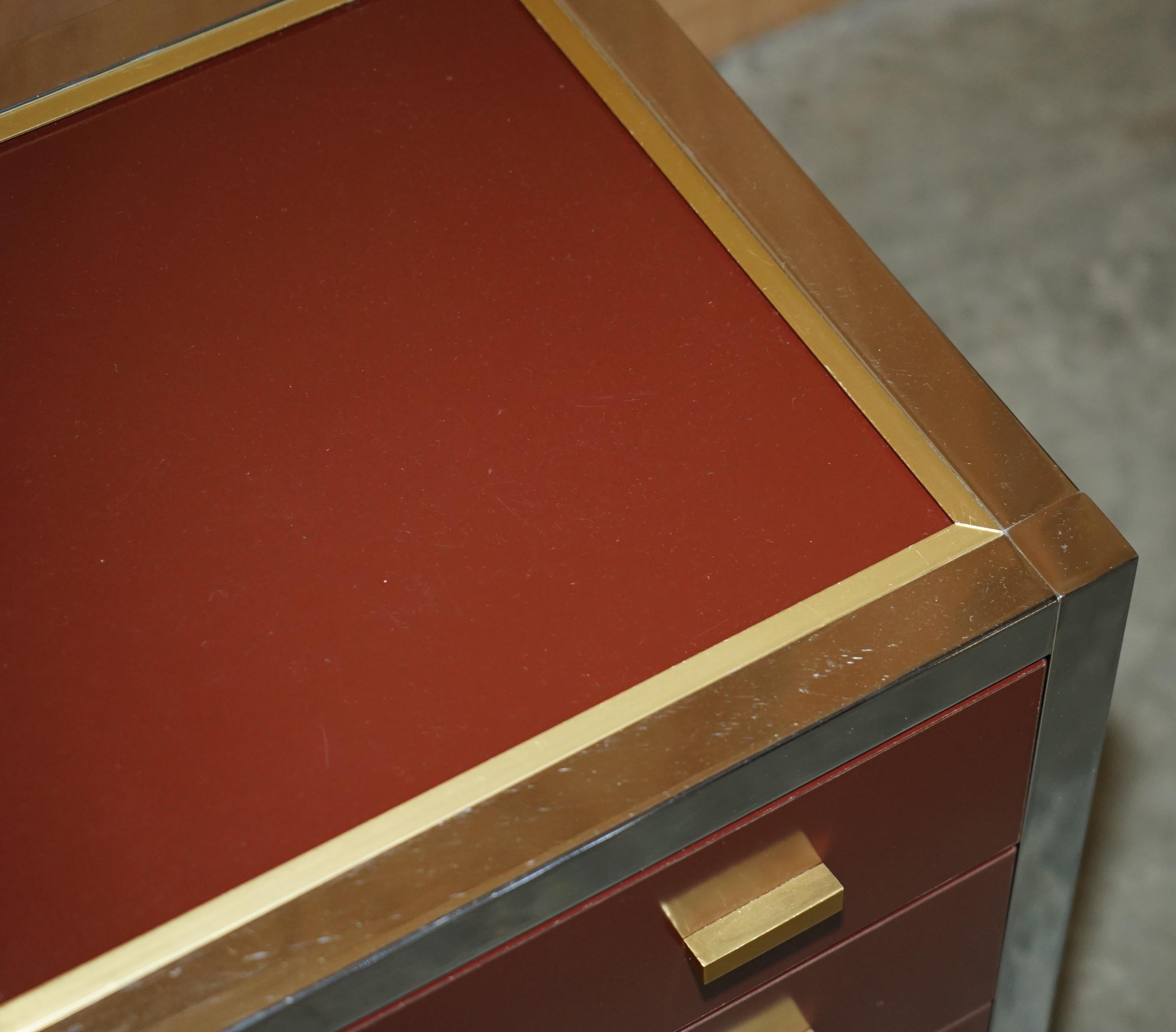 Mid-Century moderno COPPIA DI CASSETTI DI ZEVI RENATO MODERNO DEL MEDIO SECOLO CASA MARGARET THATCHER in vendita