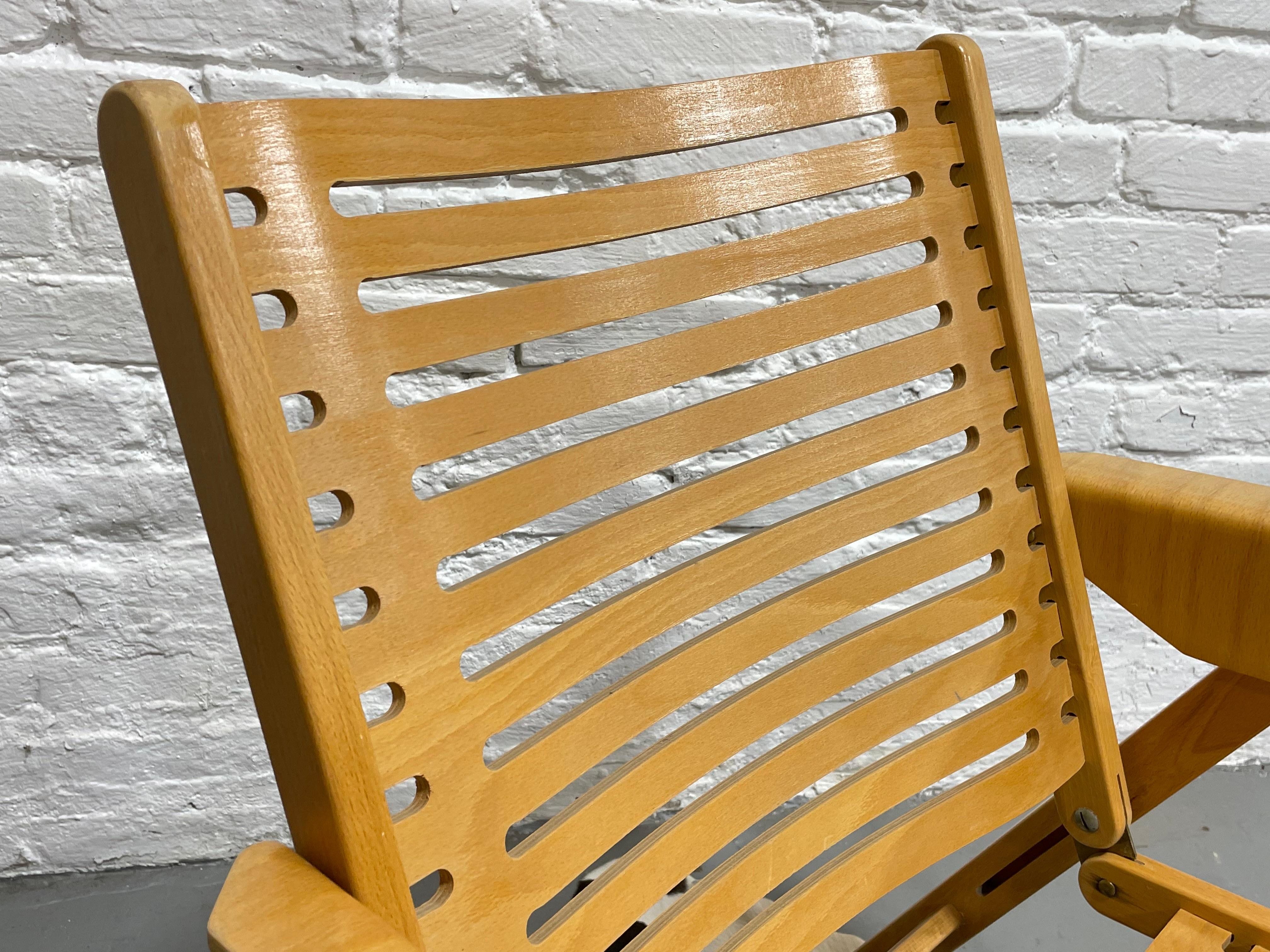 Paire de chaises longues pliantes 