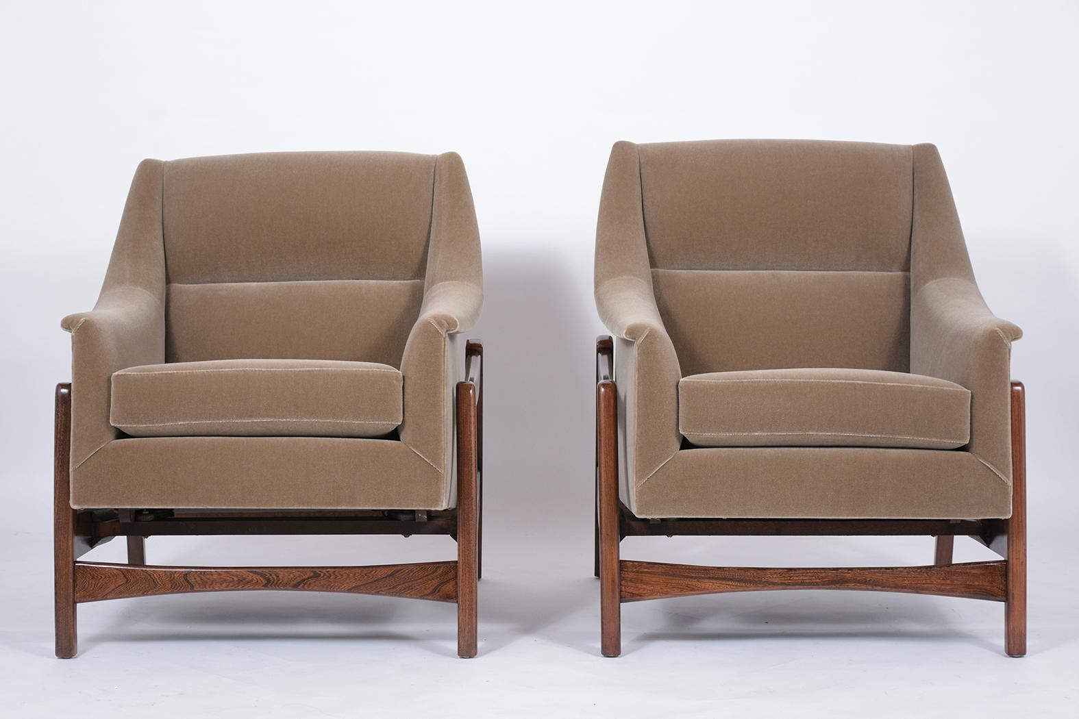 American Pair of Mid-Century Modern Rocking Chairs