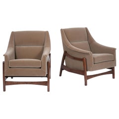 Pair of Mid-Century Modern Rocking Chairs