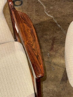 Pair of Mid Century Modern Rosewood Danish Armchairs