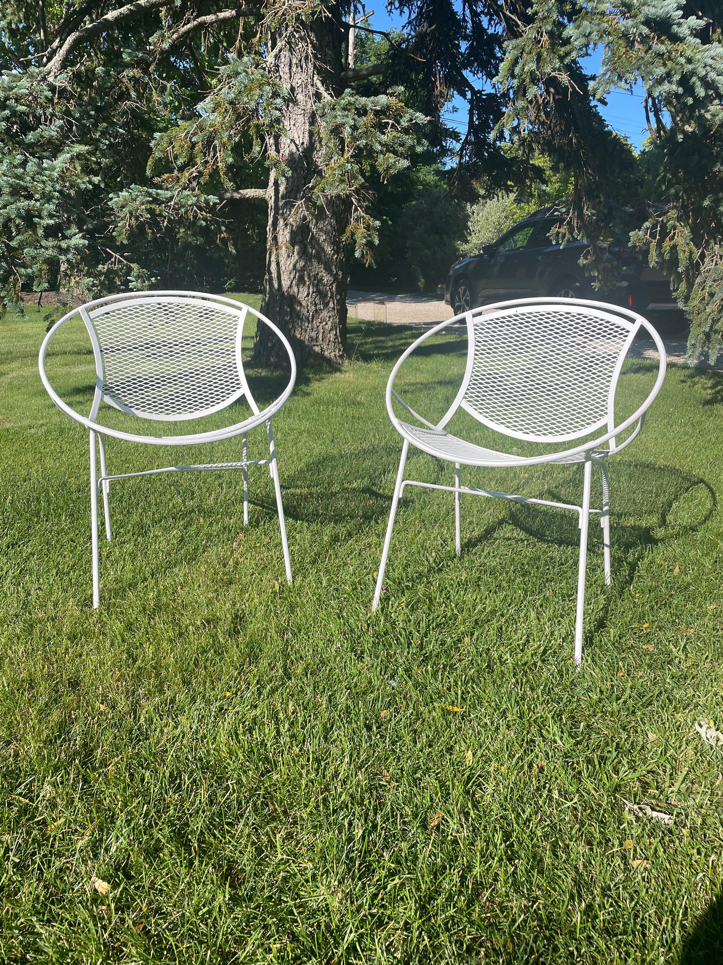 Pair of Mid Century Modern Salterini Radar Chairs 5
