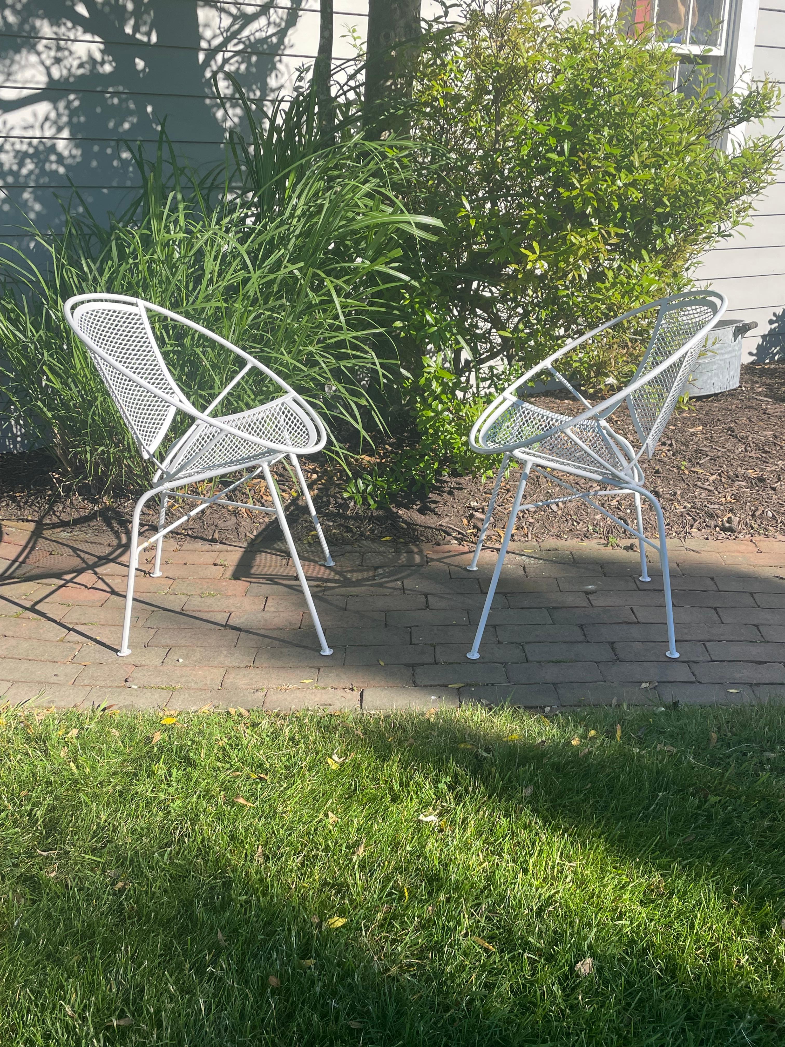 Pair of Mid Century Modern Salterini Radar Chairs 2