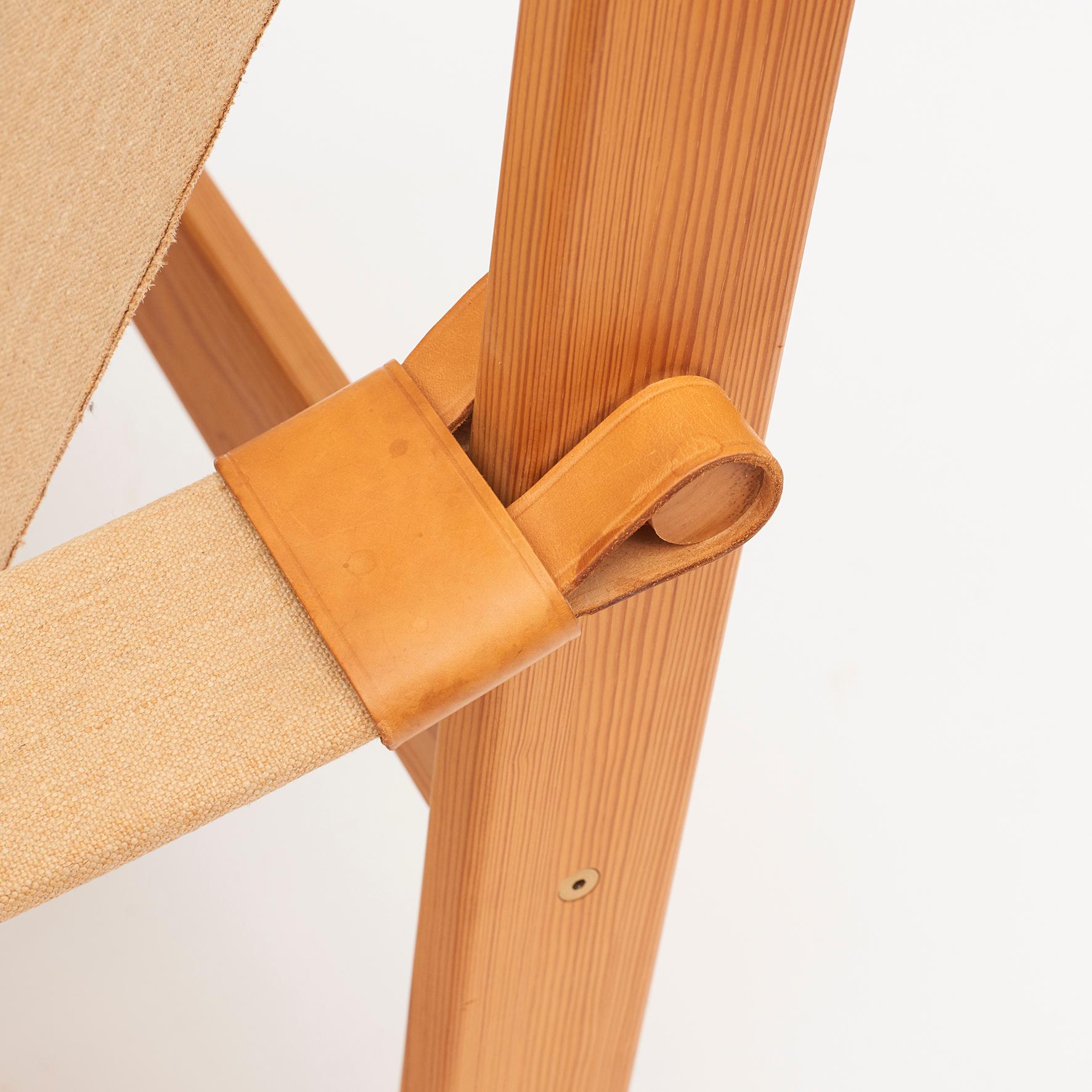 Pair of Mid-Century Modern Scandinavian Lounge Chairs by Yngve Ekström 3