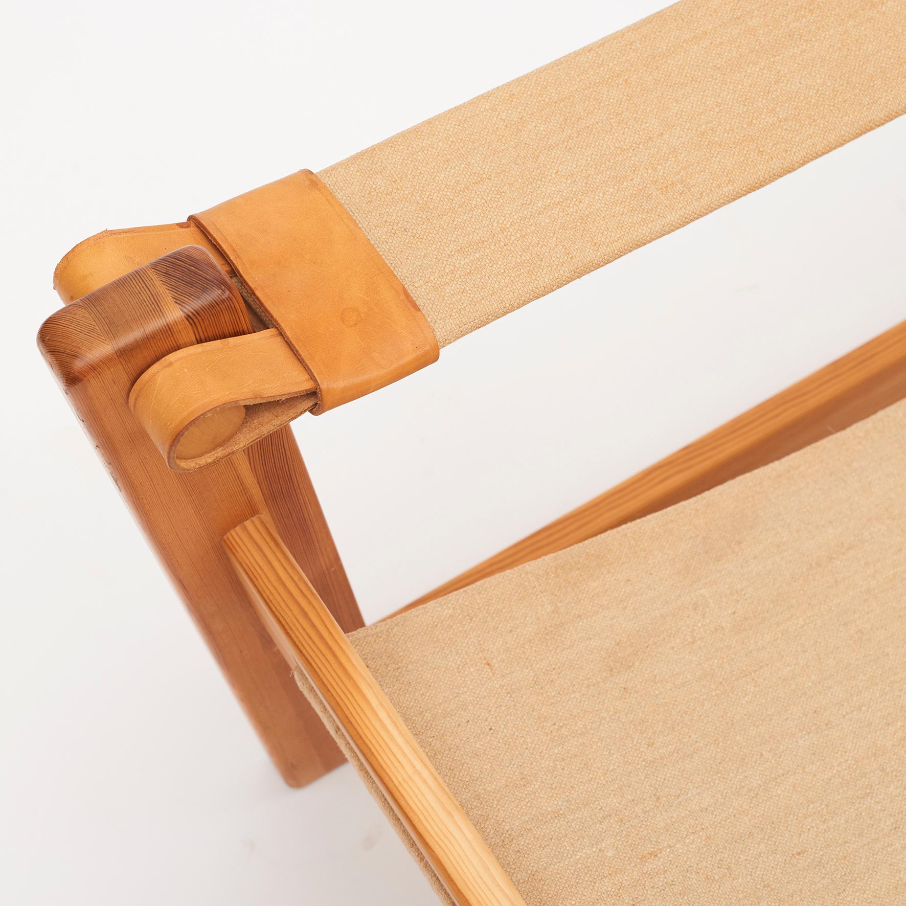 Pair of Mid-Century Modern Scandinavian Lounge Chairs by Yngve Ekström 8
