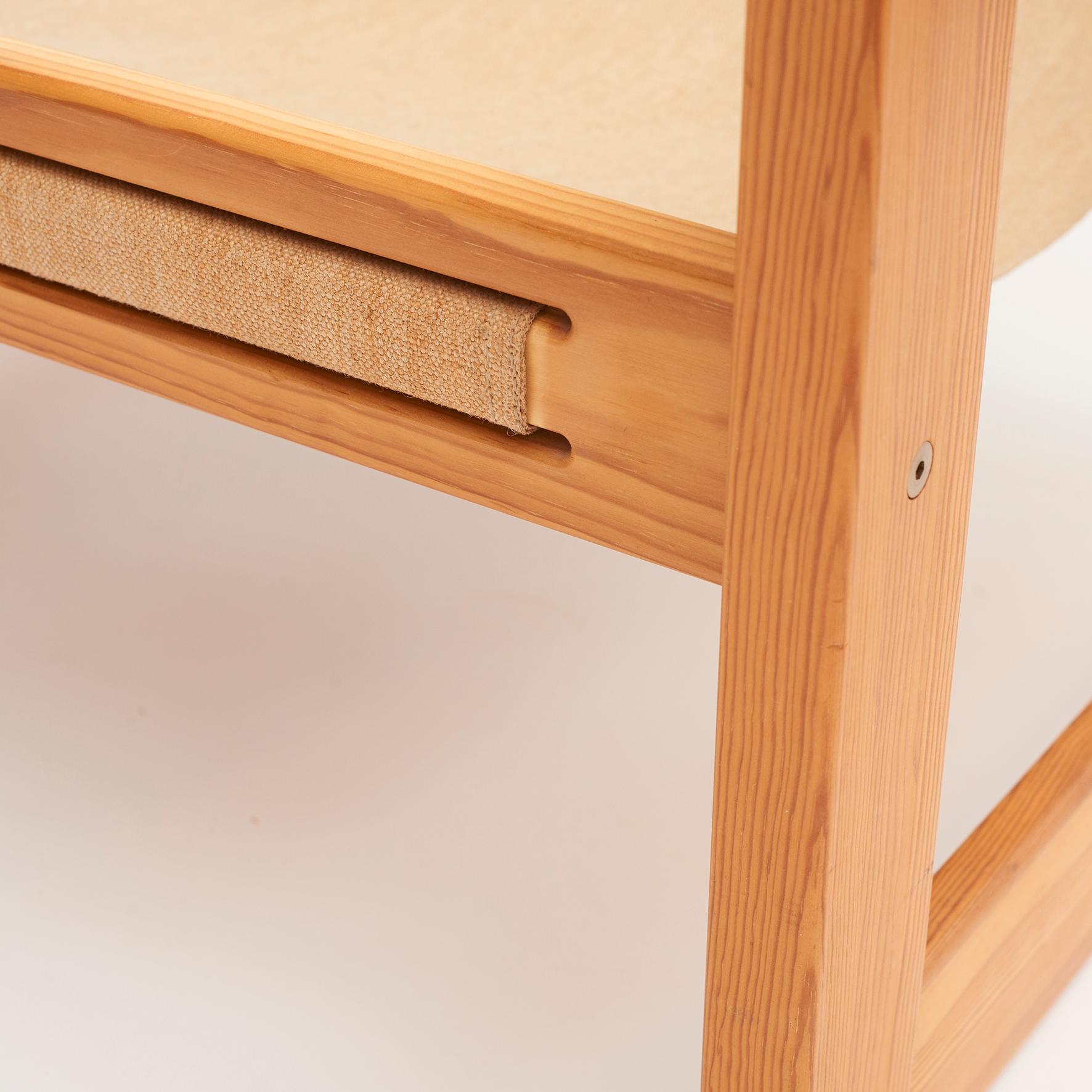 Pair of Mid-Century Modern Scandinavian Lounge Chairs by Yngve Ekström 10
