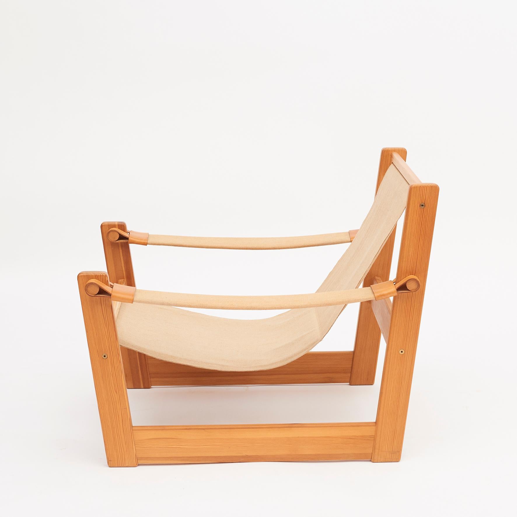 Scandinavian Modern Pair of Mid-Century Modern Scandinavian Lounge Chairs by Yngve Ekström