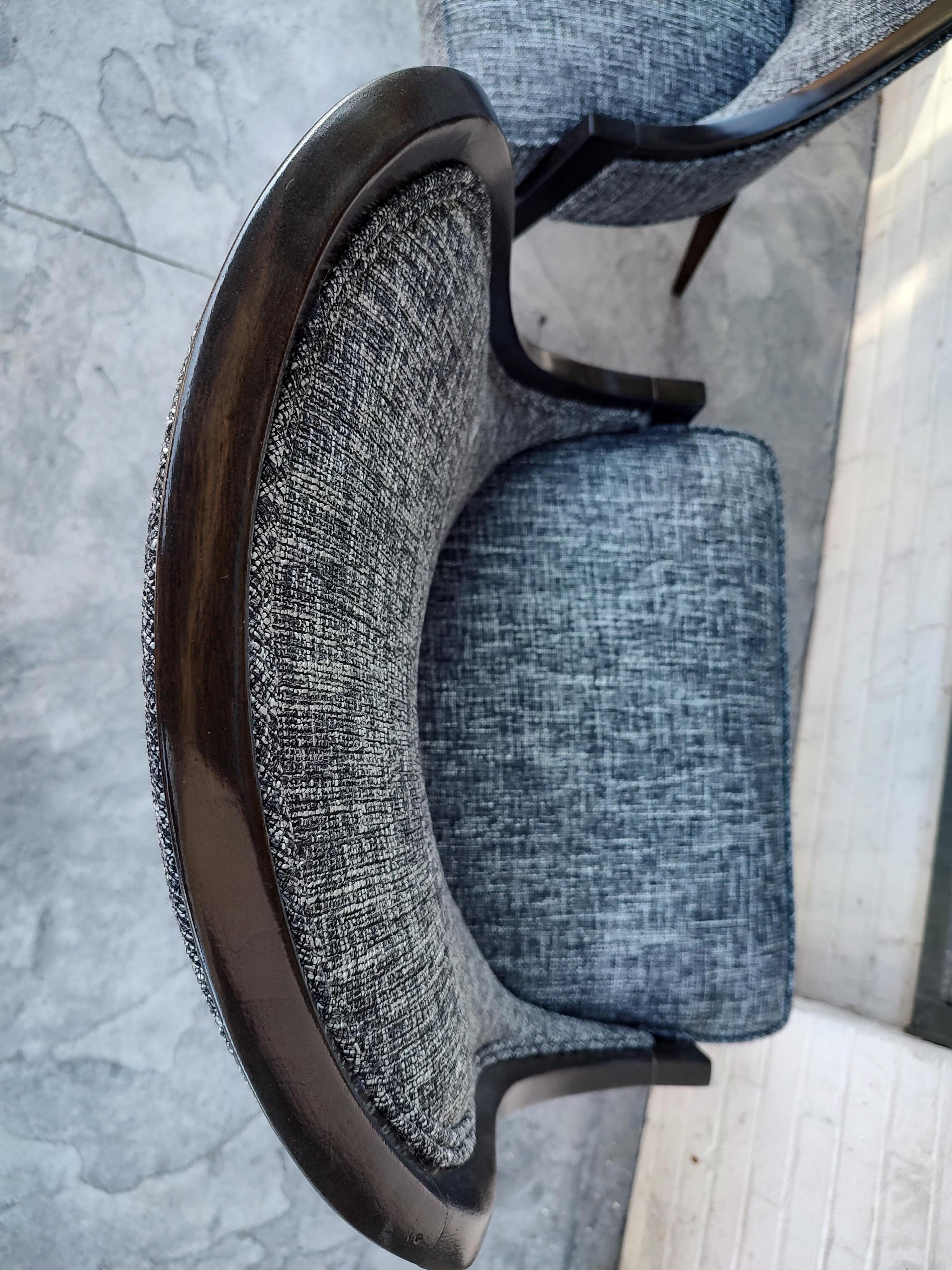 Paire de chaises Gondola sculpturales modernes mi-siècle modernes par Harvey Probber en vente 3