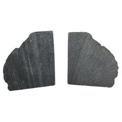 Pair of Mid-Century Modern Sculptural Granite Bookends