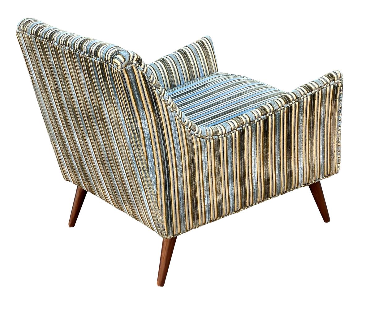 Pair of Mid-Century Modern Sculptural Lounge Chairs in the the of Harvey Probber For Sale 2