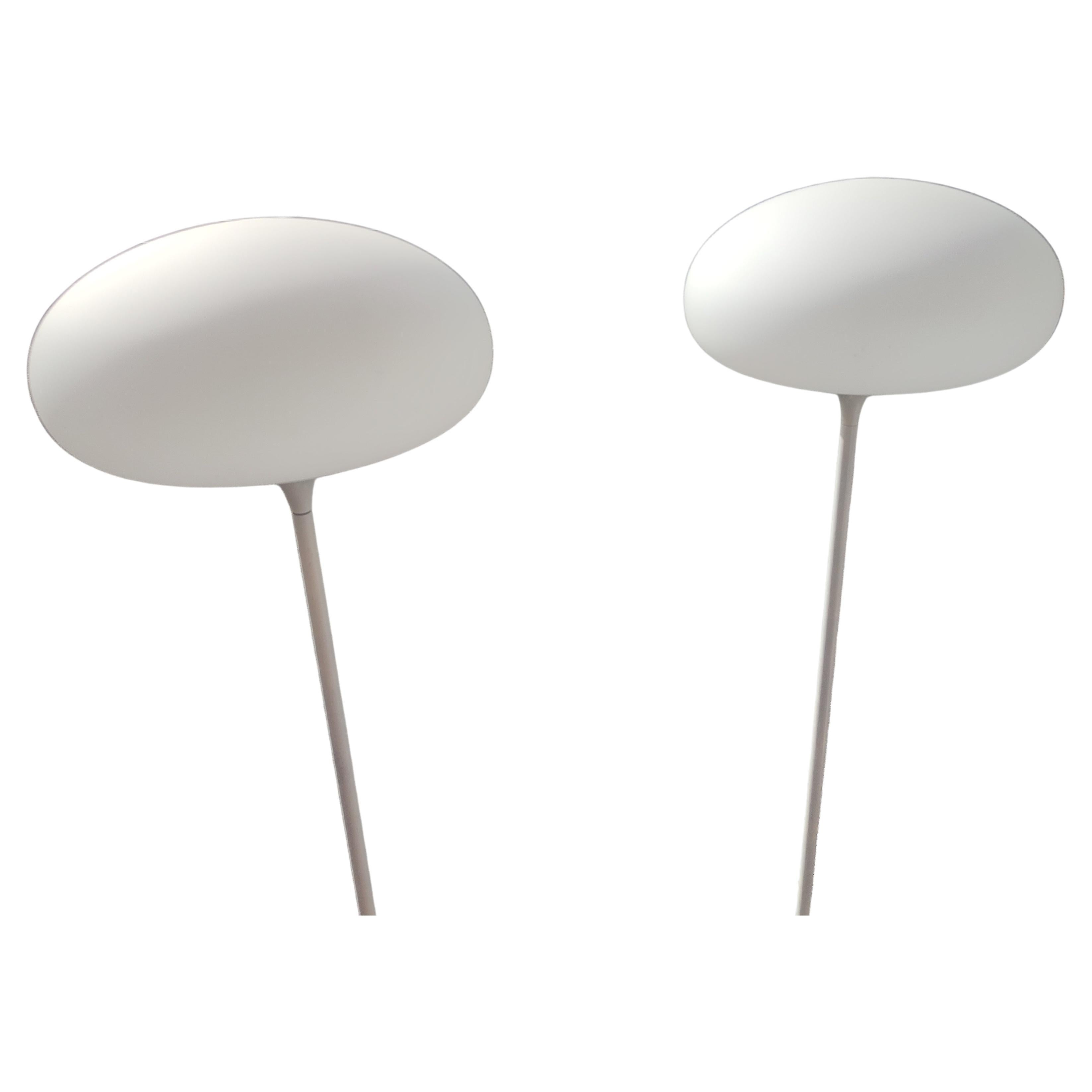 Pair of Mid Century Modern Sculptural Mushroom Floor Lamps by the Laurel Lamp Co In Good Condition For Sale In Port Jervis, NY