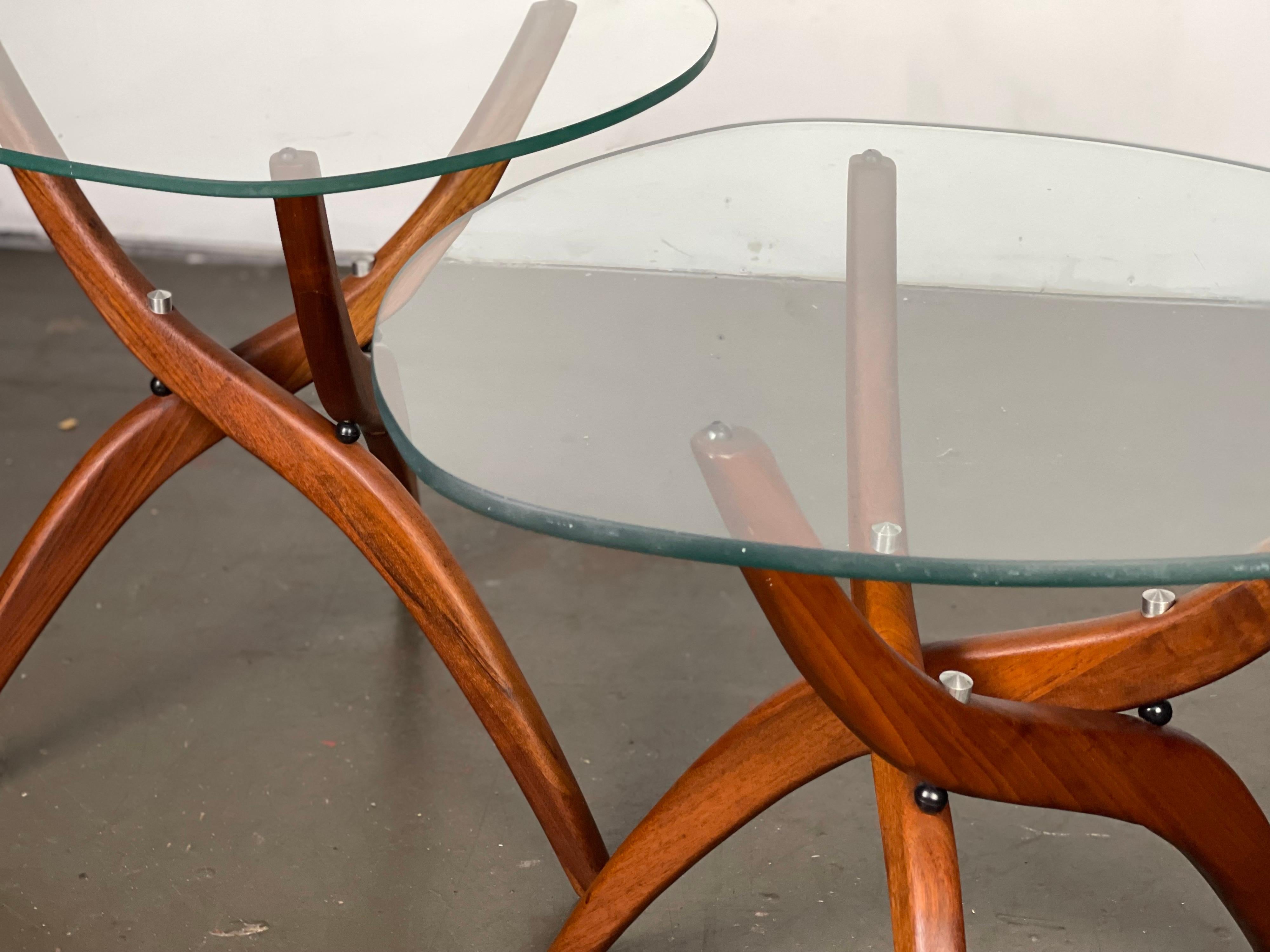 Pair of Mid-Century Modern Sculptural Side Tables by Forest Wilson For Sale 5