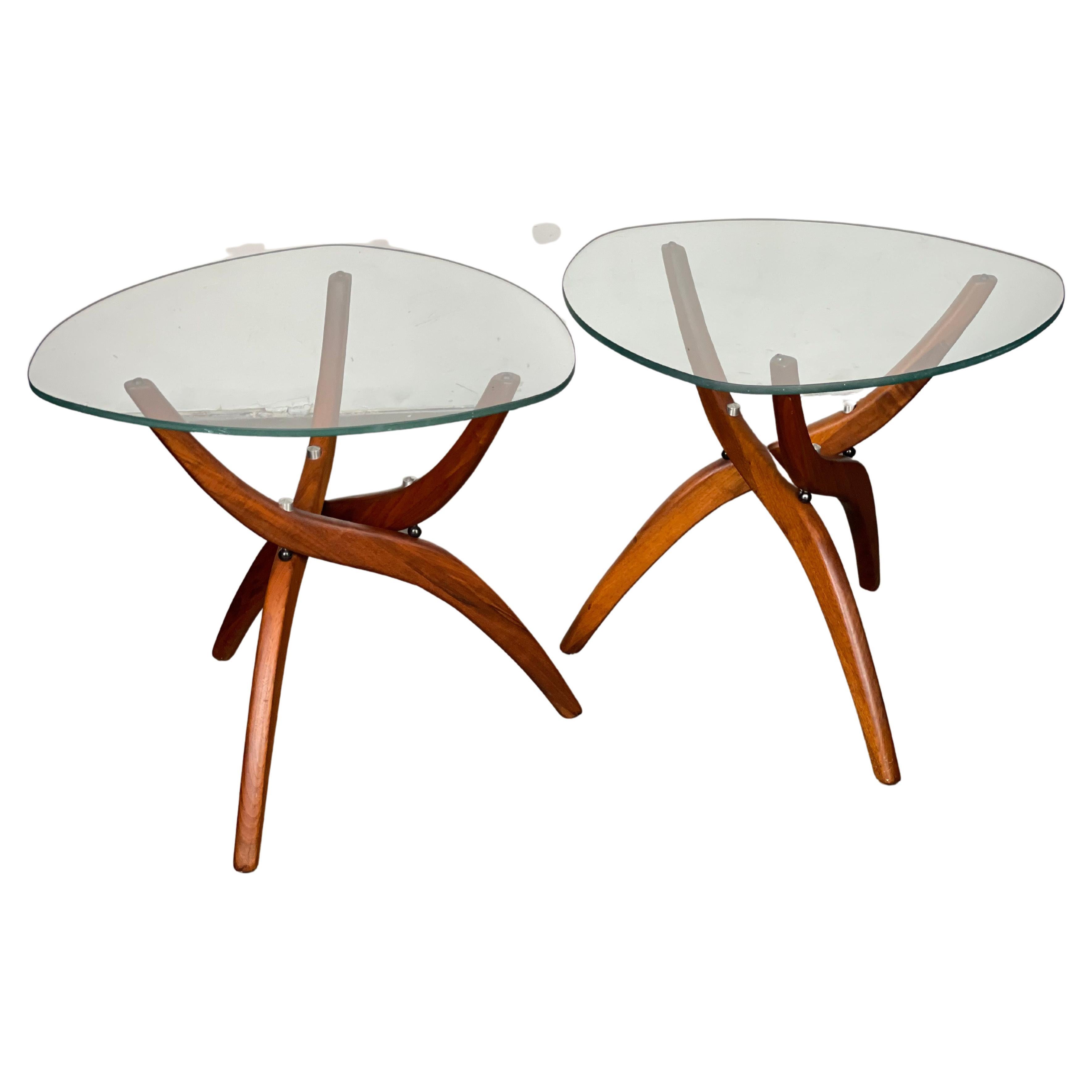 Pair of Mid-Century Modern Sculptural Side Tables by Forest Wilson For Sale 6