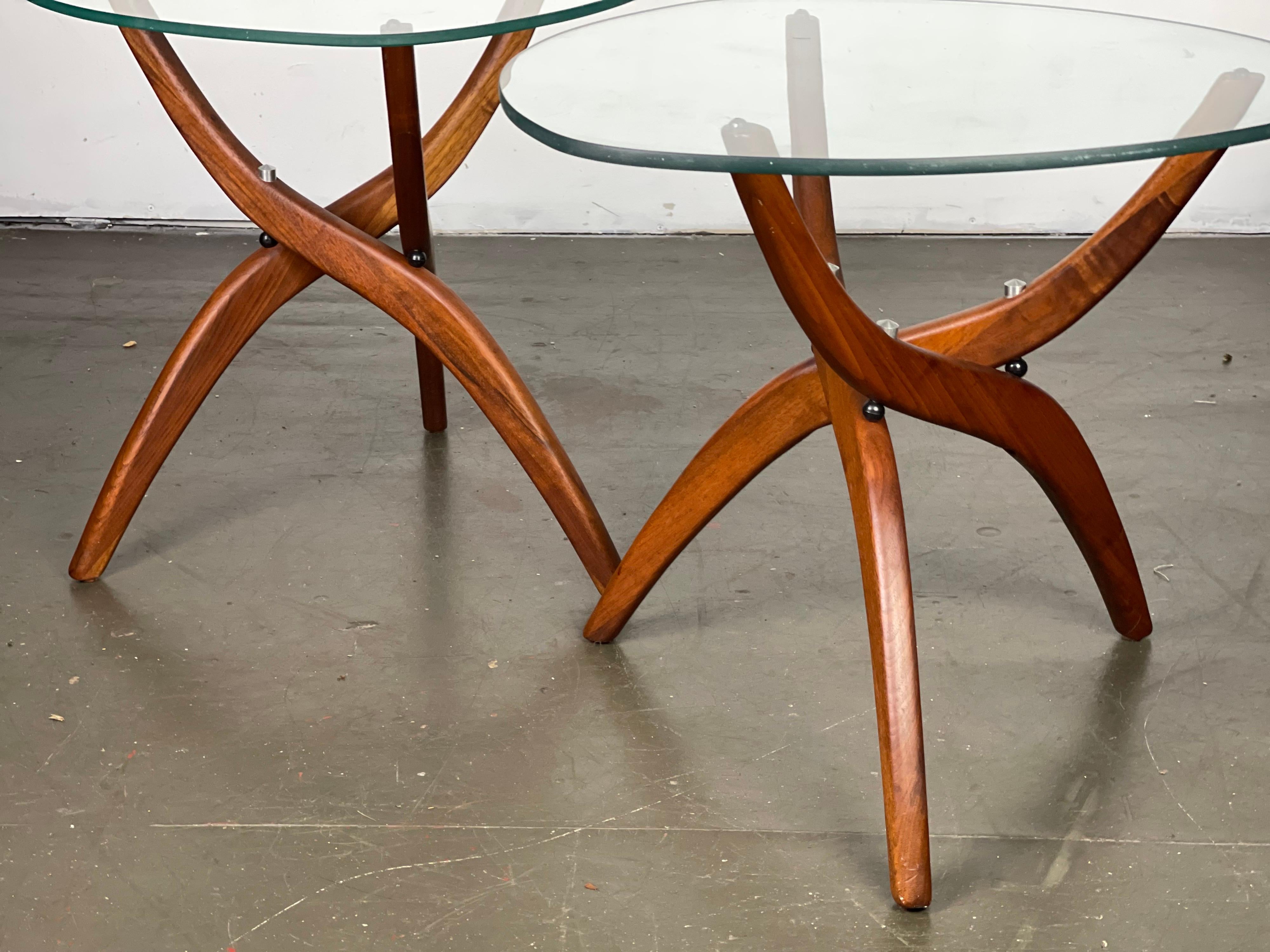 Pair of Mid-Century Modern Sculptural Side Tables by Forest Wilson For Sale 7