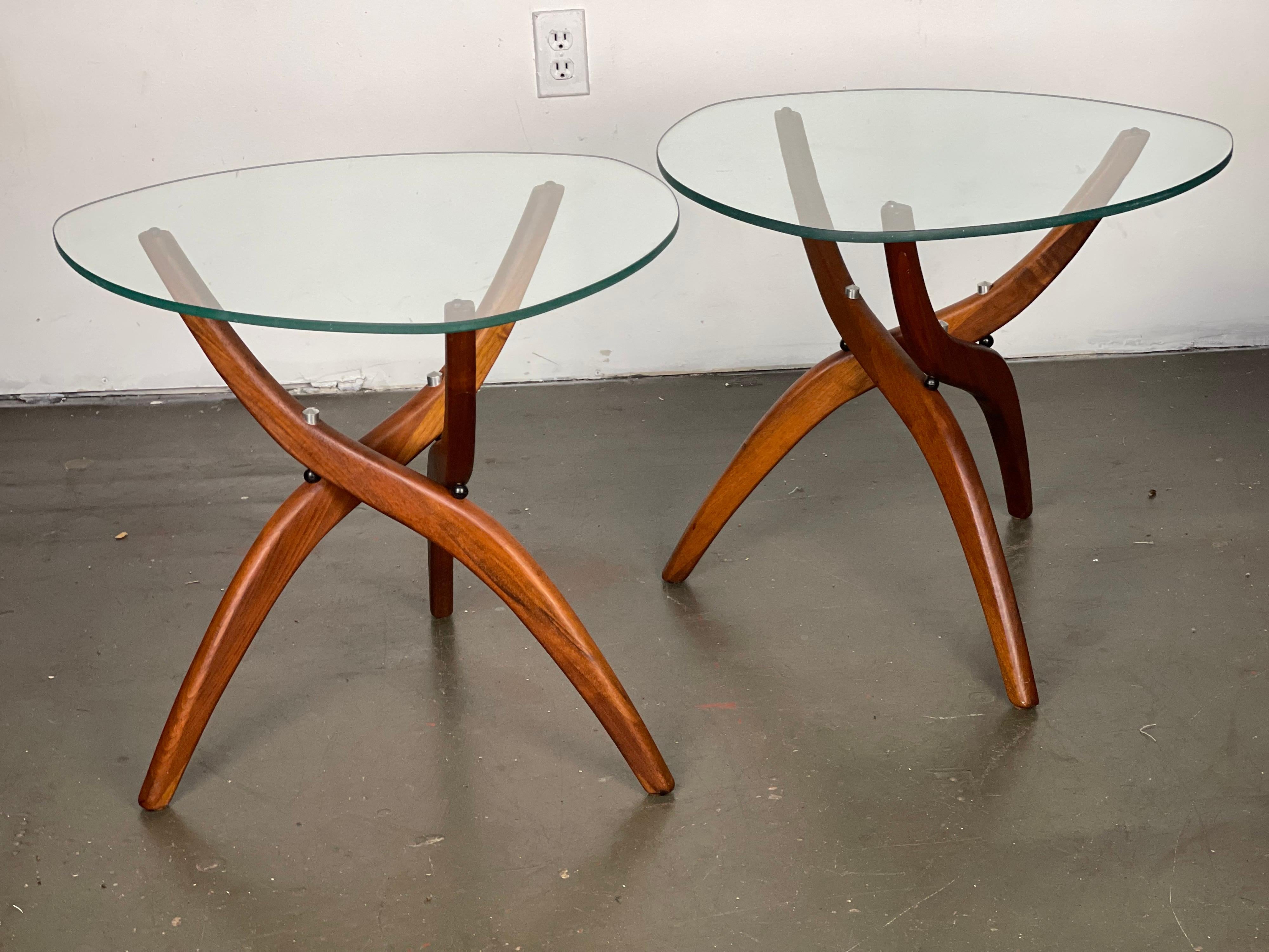 Pair of Mid-Century Modern Sculptural Side Tables by Forest Wilson For Sale 3