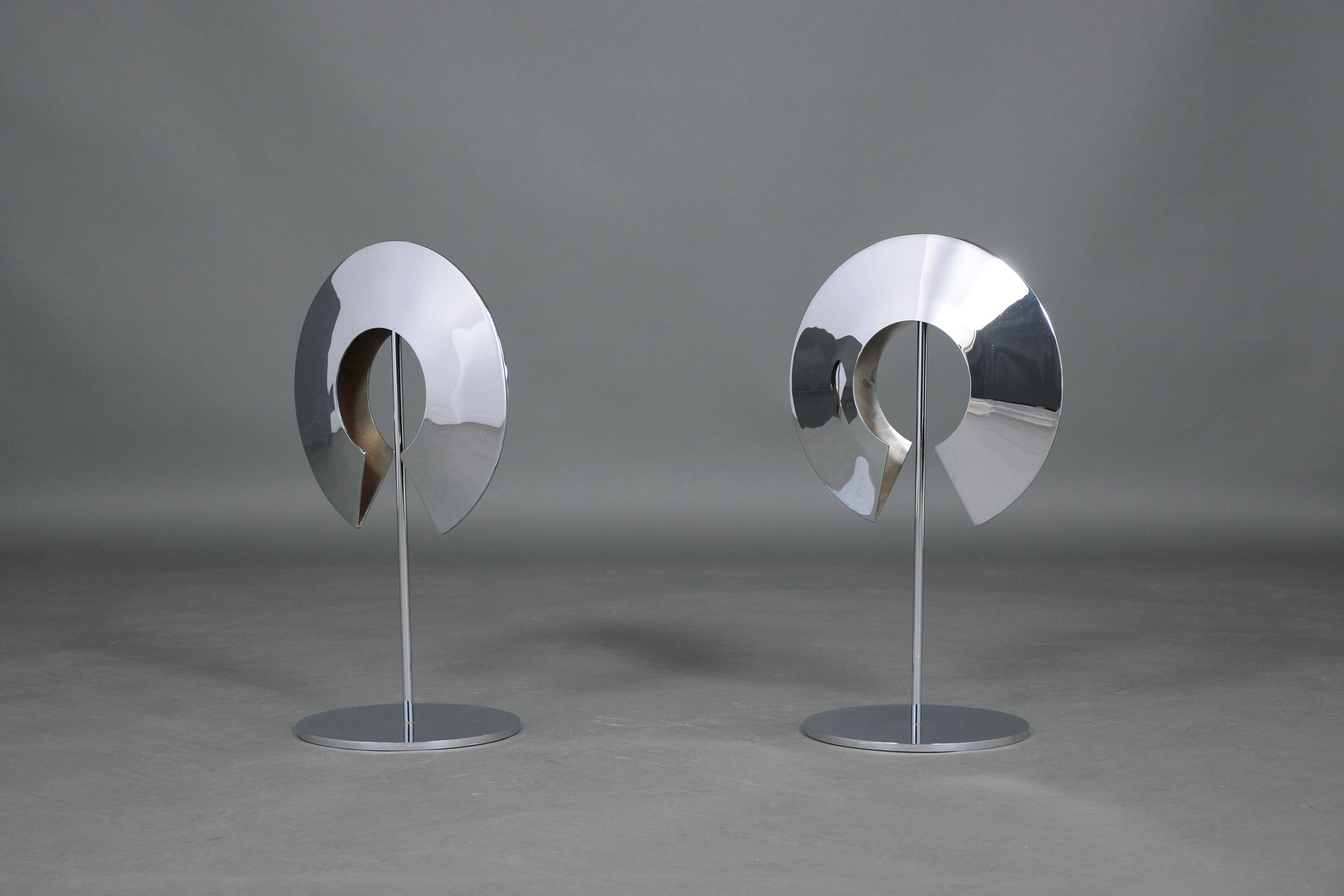 American Pair of Mid-Century Modern Sculptures For Sale