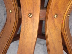 Pair of Mid-Century Modern Sheaf of Wheat Tables Dunbar for Edward Wormley