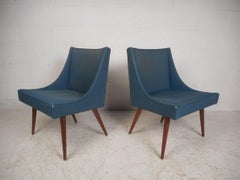 Pair of Mid-Century Modern Side Chairs by Milo Baughman for Thayer Coggin