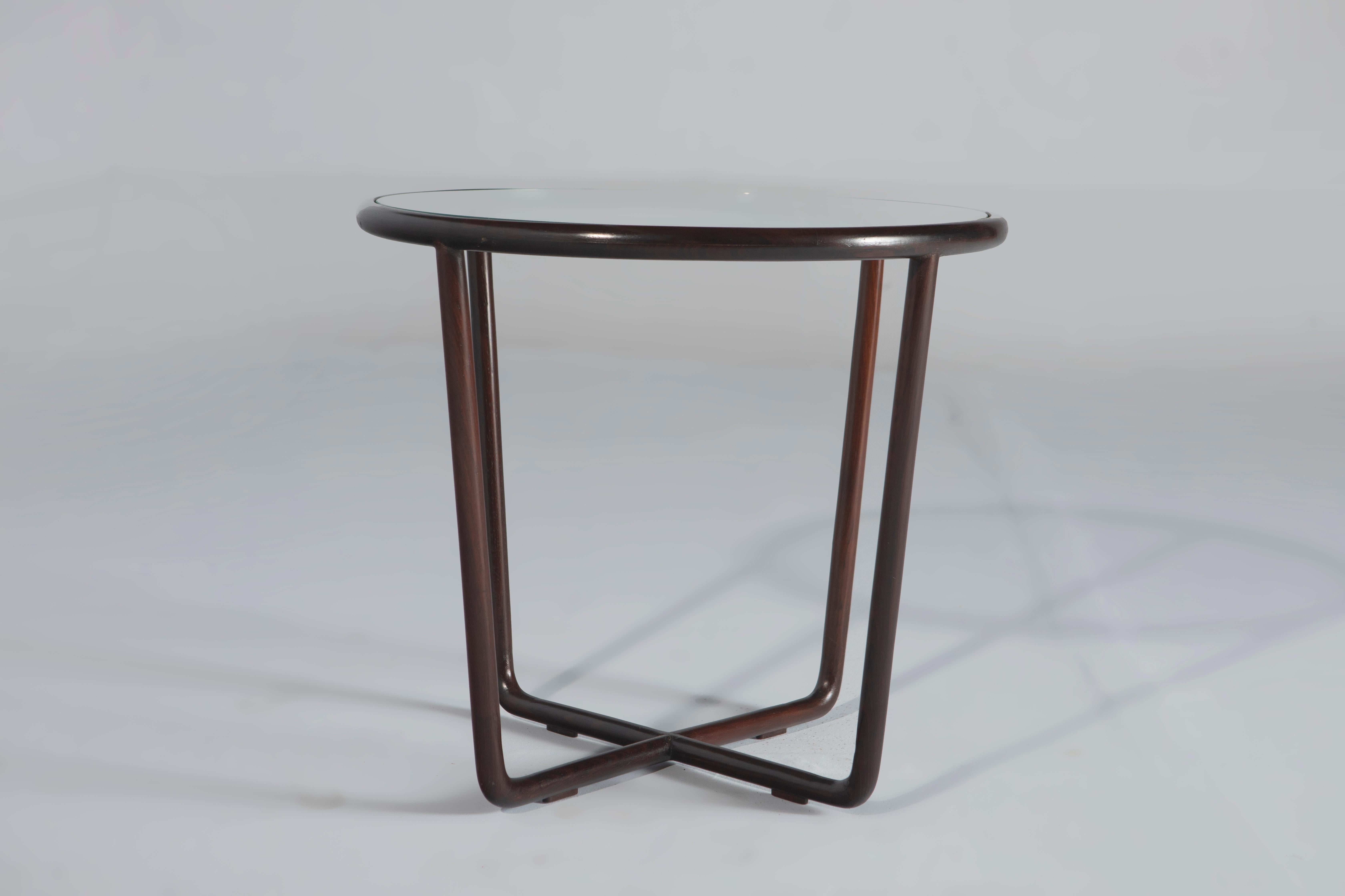 Pair of Mid-Century Modern Side tables by Joaquim Tenreiro, Brazil, 1960s In Good Condition In Deerfield Beach, FL