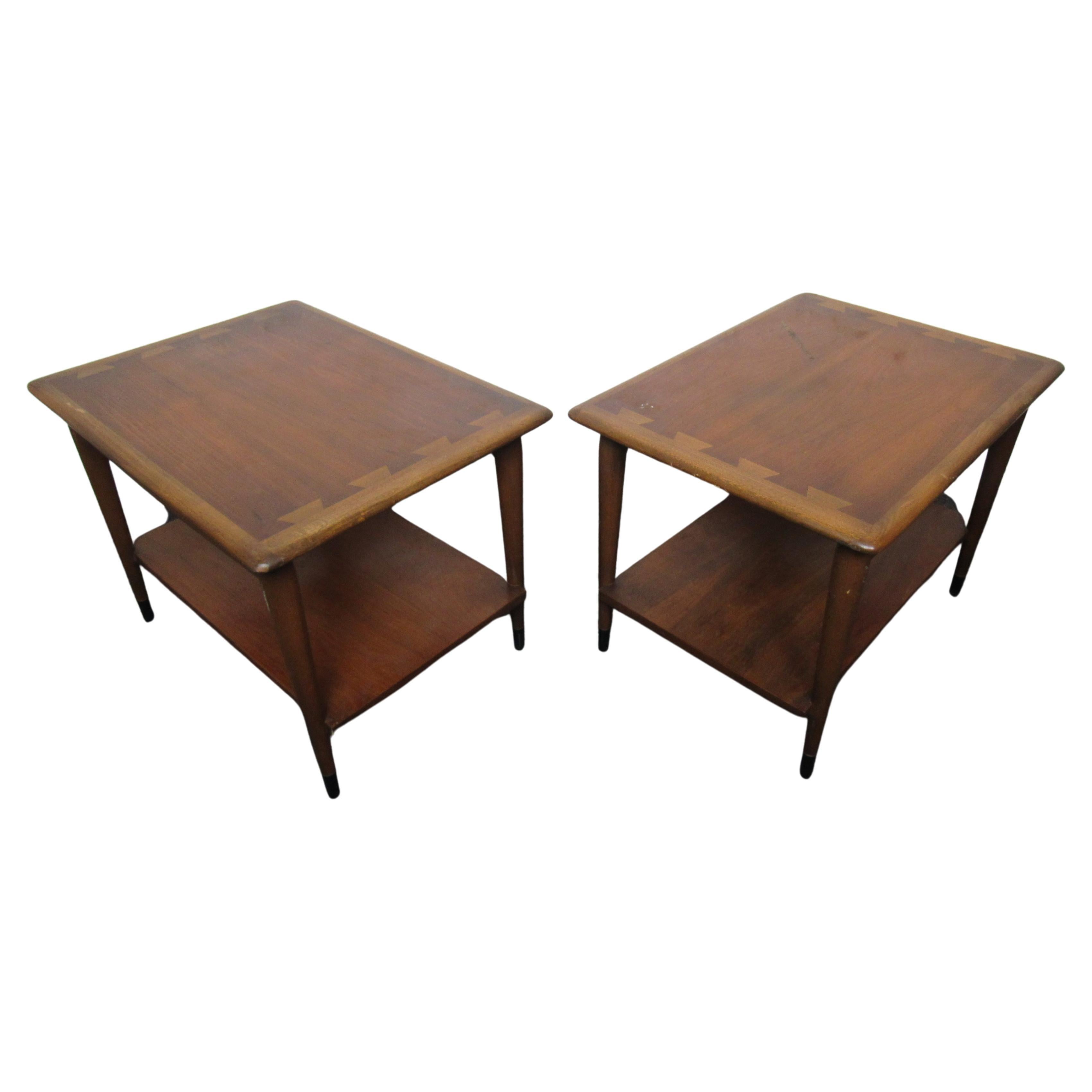 Mid Century Two Door or Side Table by Lane at 1stDibs