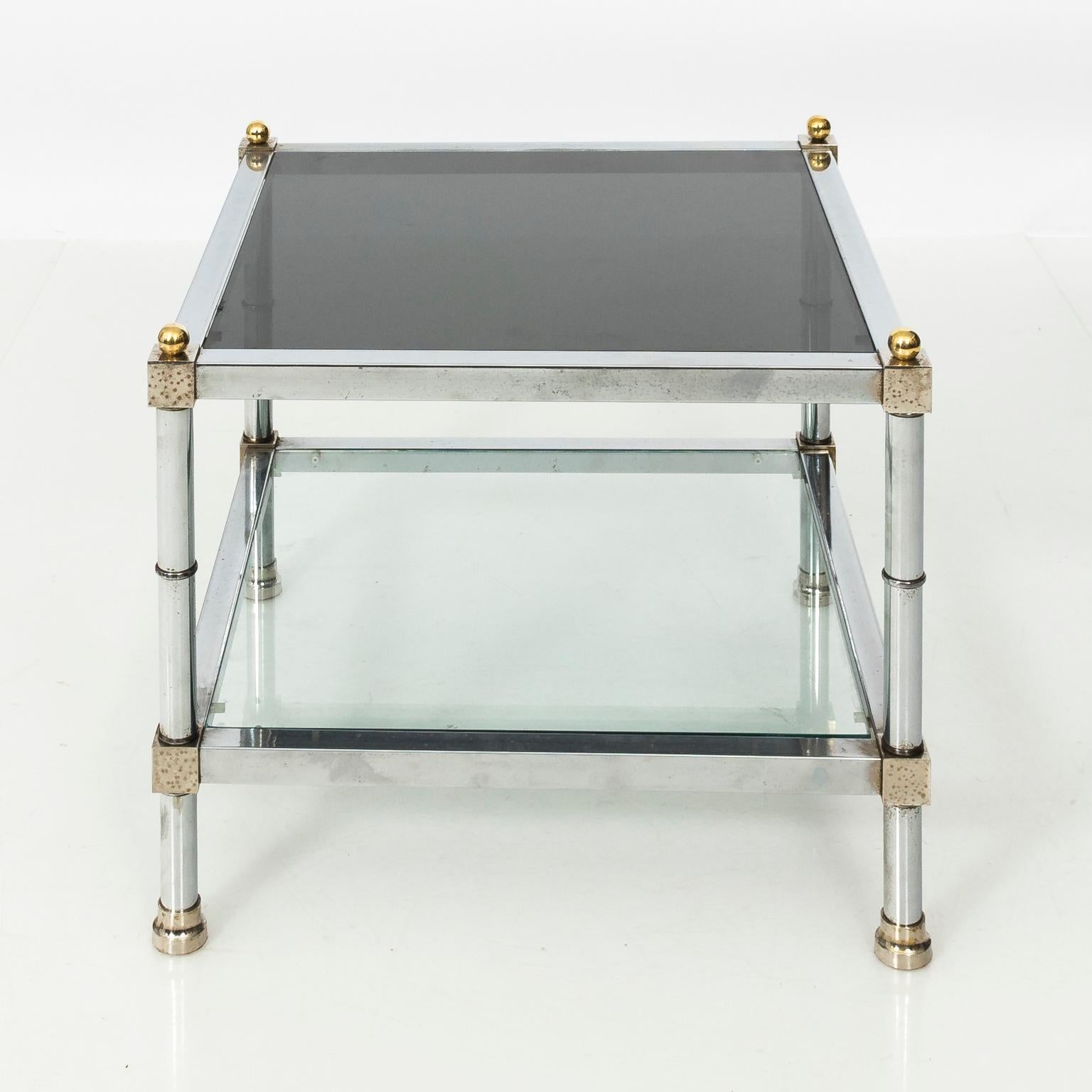 Pair of Mid-Century Modern Side Tables in the Manner of Jansen, circa 1970s 2