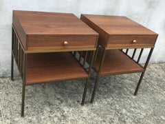 Pair of Mid-Century Modern Side Tables or Nightstands in the Style Paul McCobb