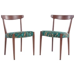 Pair of Mid-Century Modern Skaraborgs Möbelindustri AB Tibro Chairs, Sweden