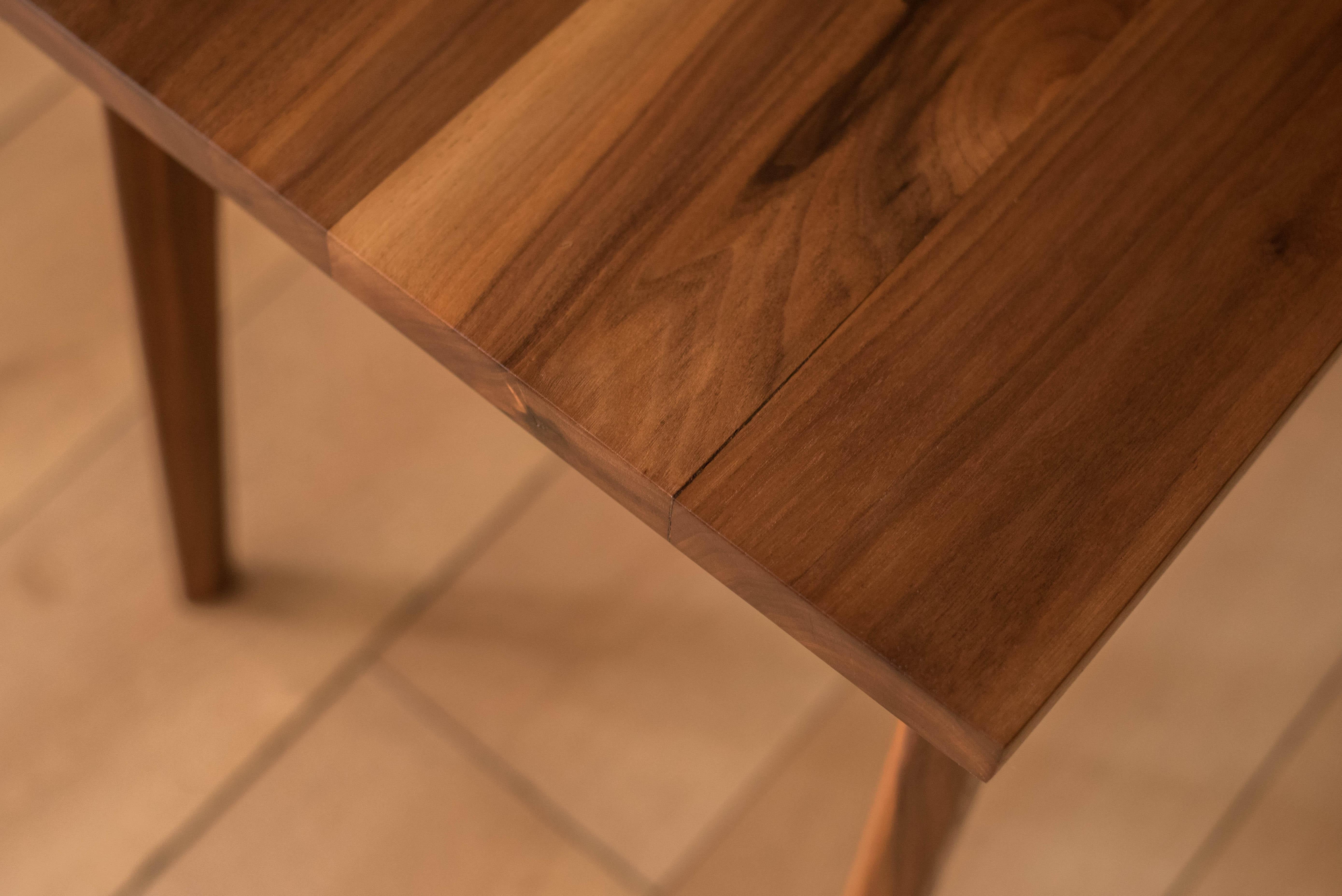 Pair of Mid-Century Modern Solid Walnut End Tables 6