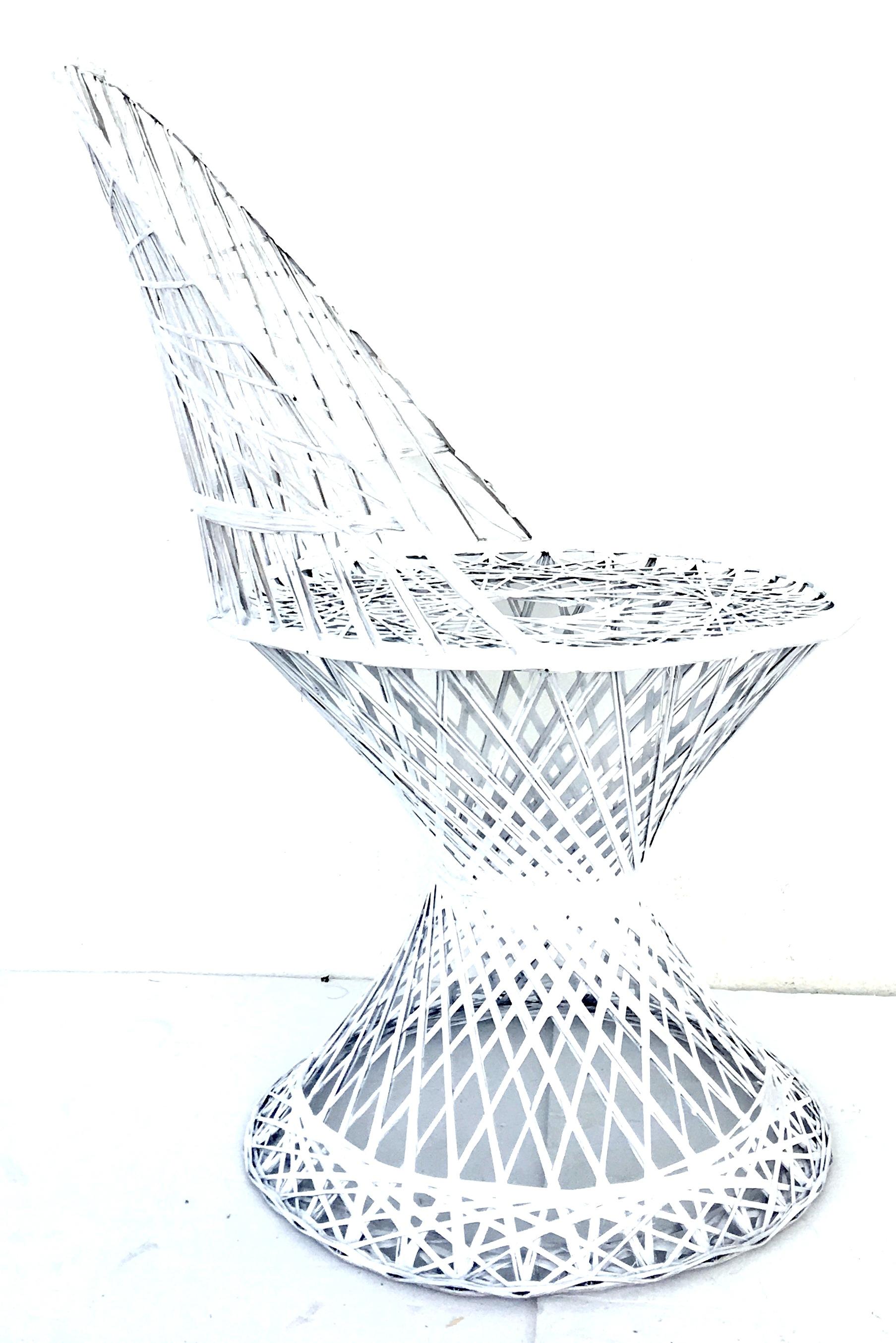 Pair Of Mid-Century Modern Spun Fiberglass Slipper Chairs by Russell Woodard For Sale 2