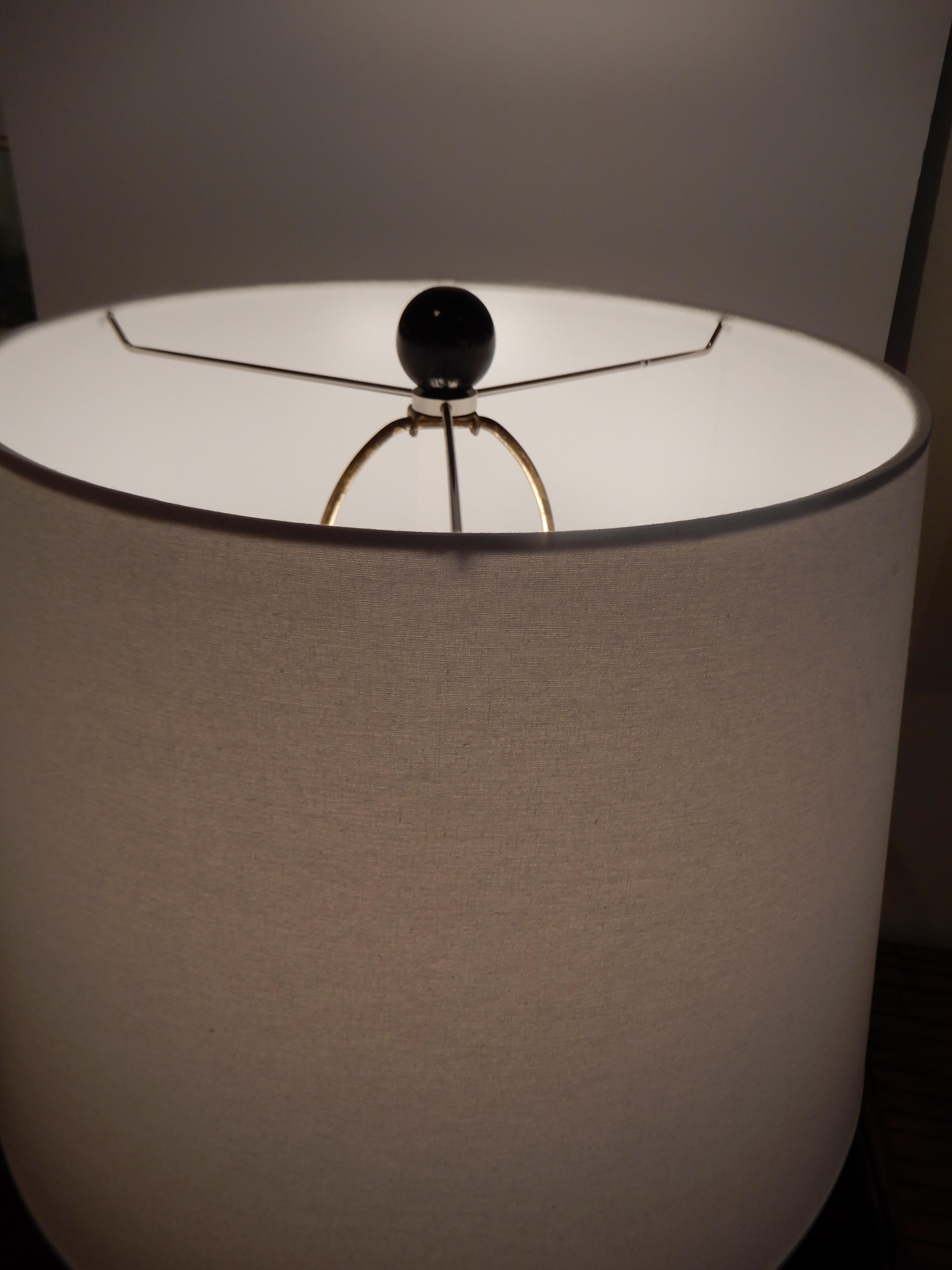 Céramique Paire de lampes de bureau de style mi-siècle moderne, fantaisie en vente