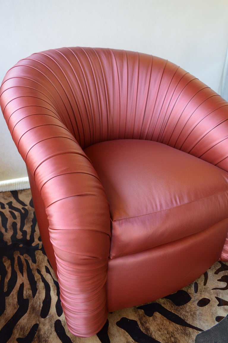 Pair of MidCentury Modern Swivel Chairs at 1stDibs