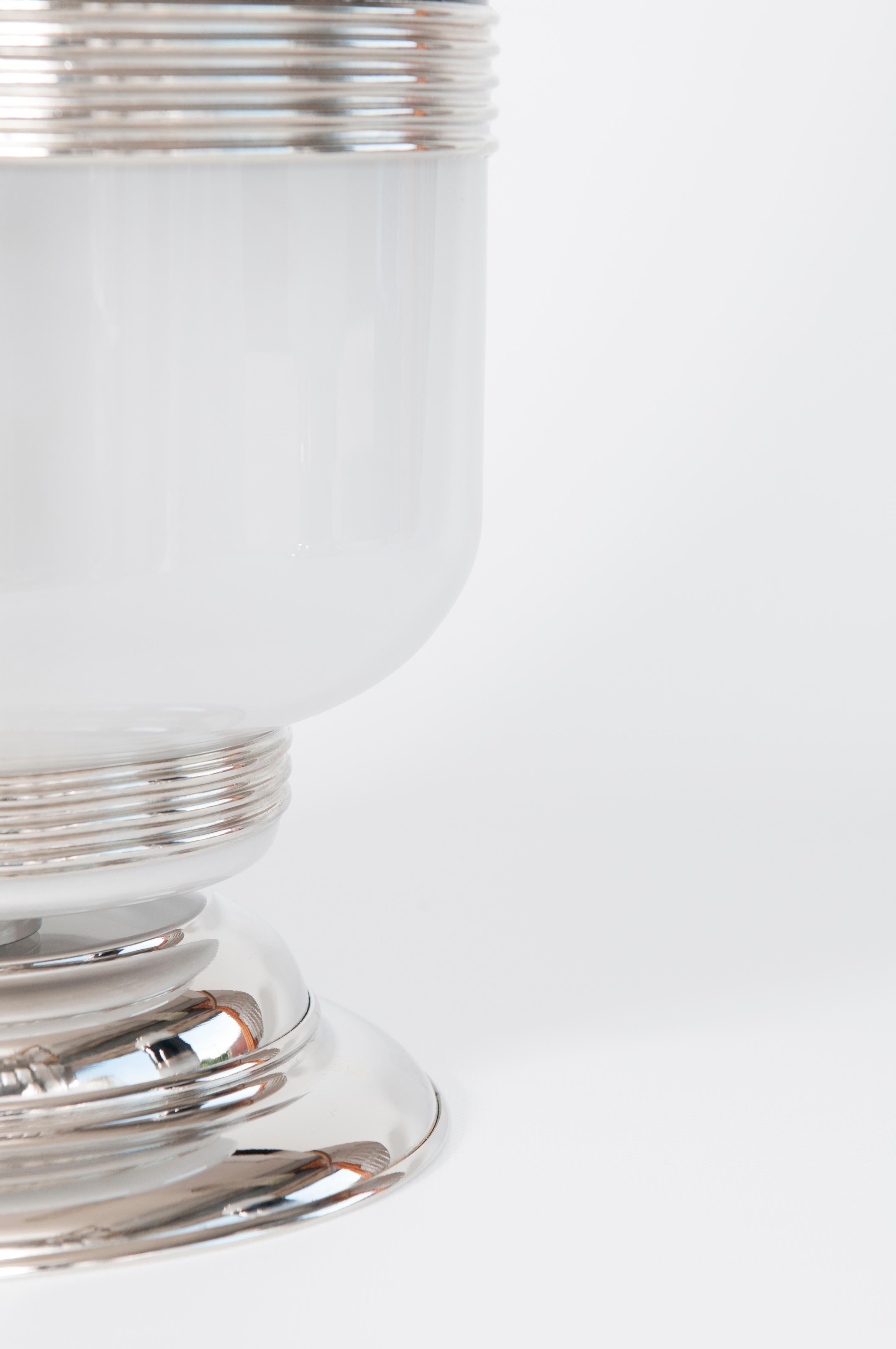 Paar moderne Tischlampen aus der Mitte des Jahrhunderts von Giovanni Dalla Fina, Murano, Italien im Angebot 7